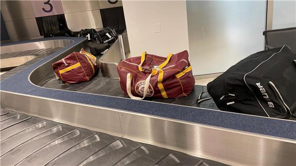 Servette Genf ist gelandet - und fährt im Pinguins-Bus Unter das Gepäck der Pinguins mischten sich bei der Rückkehr aus Genf Anfang Dezember auch Taschen der Schweizer.