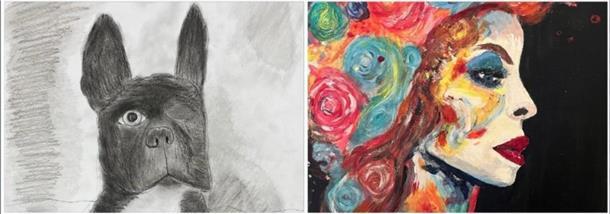 Unterschiedliche Stilrichtungen und Maltechniken - ab dem 15. August im Gnarrenburger Bürgerhaus im Rahmen der Ausstellung „Freie Vögel“ zu sehen.