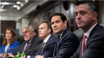 US-Außenminister Rubio hat sich mit Präsident Mulino getroffen.
