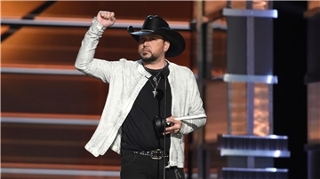 US-Countrysänger Jason Aldean bei der Verleihung der Country Music Awards 2018.