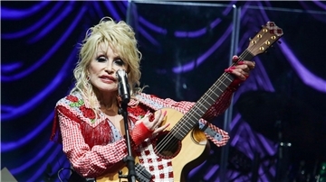 US-Sängerin Dolly Parton bei einem Konzert im texanischen Austin.