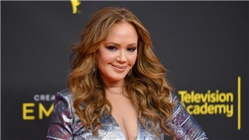 US-Schauspielerin Leah Remini bei den Creative Arts Emmy Awards in Los Angeles.