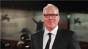 US-Schriftsteller Bret Easton Ellis 2013  beim Filmfestival von Venedig.