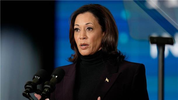 US-Vizepräsidentin Kamala Harris beim KI-Sicherheitsgipfel.
