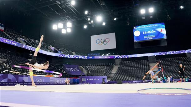 Olympische Gold-Hoffnung Varfolomeev zwischen Druck und Spaß Varfolomeev bereitst sich auf ihren ersten Olympia-Wettkampf vor.