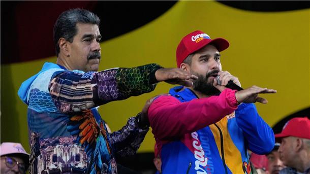 Wahlbehörde spricht Maduro-Partei in Venezuela Sieg zu Venezuelas autoritärer Präsident Nicolás Maduro (links) will mit den Wahlen seine Macht zementieren. (Archivbild)