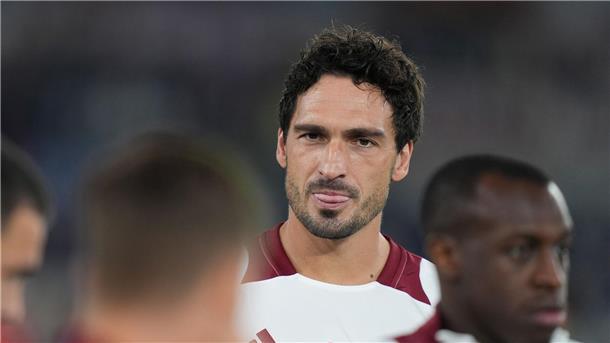 Nächster Rückschlag: Hummels verletzt ausgewechselt Verletzt raus: Mats Hummels von AS Rom.