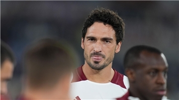 Verletzt raus: Mats Hummels von AS Rom.
