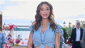 Verona Poth beim Sommerfest der "Bild"-Hilfsorganisation "Ein Herz für Kinder".