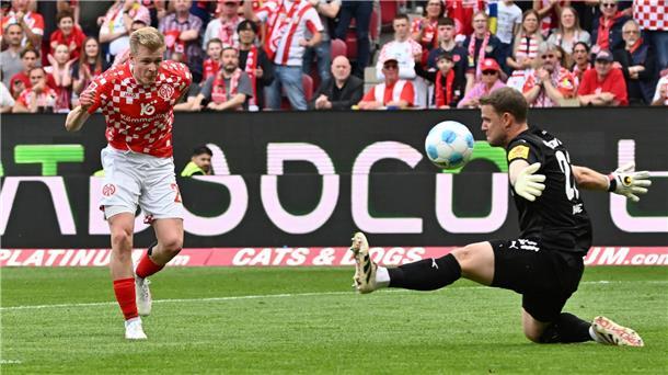 Verpasste die Führung für Mainz: Nationalspieler Jonathan Burkardt.