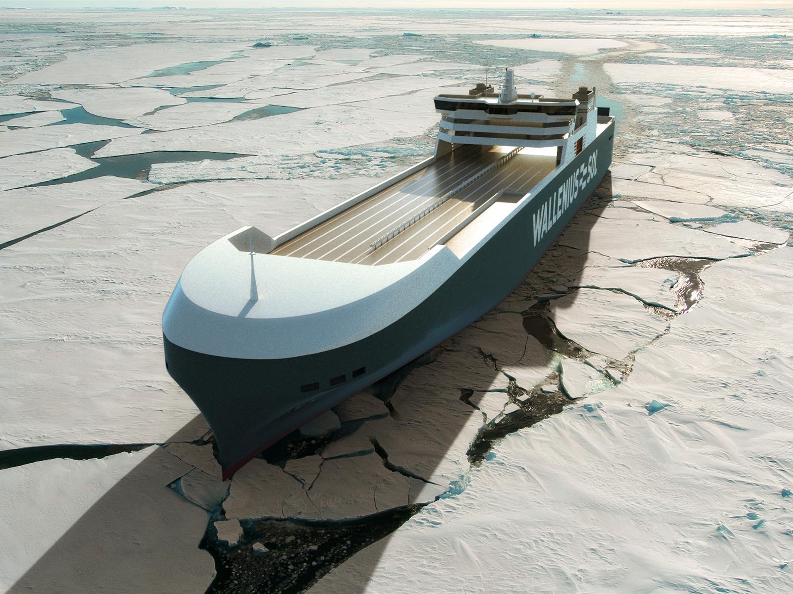 Vier eisgängige RoRo-Schiffe mit Flüssiggasantrieb will Wallenius SOL in China bauen lassen. 2021 sollen sie ausgeliefert werden.