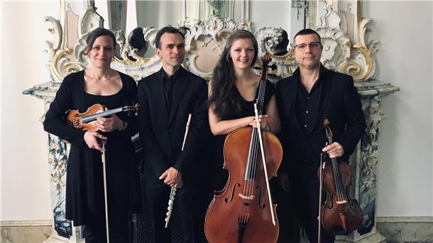 Vier Musikerinnen und Musiker des Oldenburgischen Staatsorchesters gestalten das Konzert.
