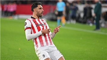 Grifo erneut per Freistoß: Freiburg in Europa auf Kurs Vincenzo Grifo erzielte erneut ein Freistoßtor für Freiburg