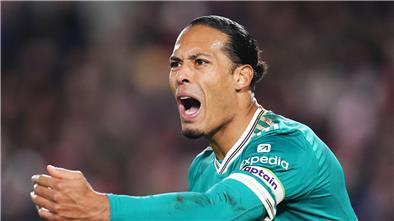 Virgil van Dijk ist bedient.