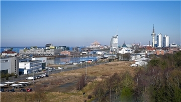 Blick auf die Stadt.