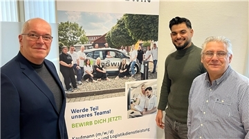 Von links: Gerd Willschütz, Badran Hasso, Biagio Aprile   