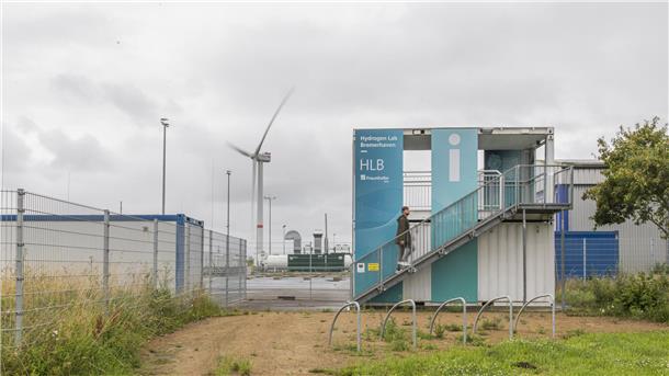 Neuer Aussichtsturm beim Wasserstoff-Testfeld