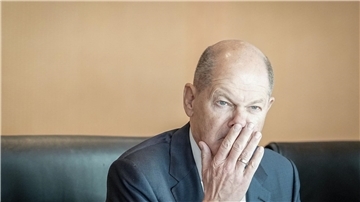 Von ihm wird ein „Aufbruchssignal“ erwartet: Olaf Scholz.