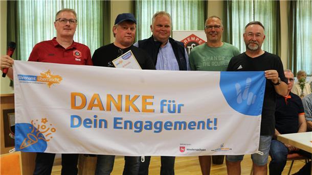 Von links: Gerd Stürcken, Bernd Neumann, Michael Heinsohn, Ralf Brockmann und Frank Brockmann.