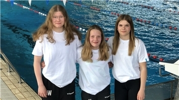 Von links nach rechts: Sarah Wessalowski, Lia Herzfeldt und Jella Belgardt.