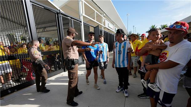 Vor dem Finale der Copa América gibt es in Miami Chaos.