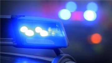 Blaulicht eines Polizeiautos.