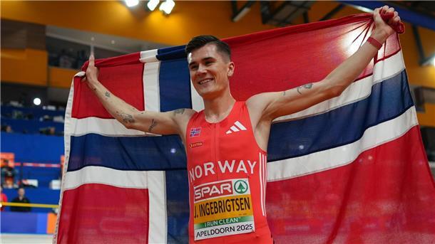 Während sich der Norweger Jakob Ingebrigtsen den Titel über die 1.500 Meter holte, stürzte Robert Farken.