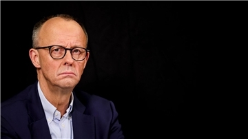 Wahlforscher rechnen ihm gute Chancen aus, der nächste deutsche Bundeskanzler zu werden: Unionsspitzenkandidat Friedrich Merz.