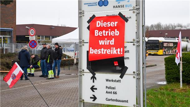 Warnstreik bei Bremerhaven Bus: Am Dienstag fallen sämtliche Busfahrten aus.