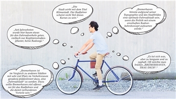 Was denken Radfahrer über Bremerhaven? In der Umfrage wurde auch das abgefragt. Eine Auswahl haben wir zusammengefasst.