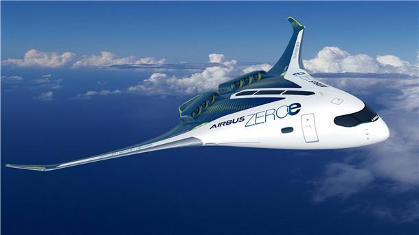 Wasserstoff als Treibstoff für Flugzeuge: Ein Ansatz für die Erforschung von Wasserstofftechnologie. Airbus ist da auch mit an Bord im nun zu gründenden Innovations- und Technologiezentrum Wasserstoff in der Elbe-Weser-Region.