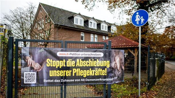 Drohende Abschiebung von Pflegern - Lauterbach will helfen Wegen der drohenden Abschiebung von Pflegekräften fürchten die Betreiber eines Pflegeheims in Wilstedt im Landkreis Rotenburg um die Existenz des Hauses. (Archivbild)