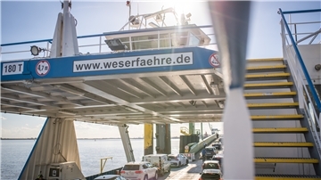 Autodeck der Fähre