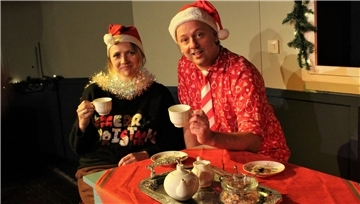 Weihnachten im Piccolo Teatro: Vania und Andreas Brendel freuen sich auf die Uraufführung des Kinderstückes „Weihnachten in Gefahr“.