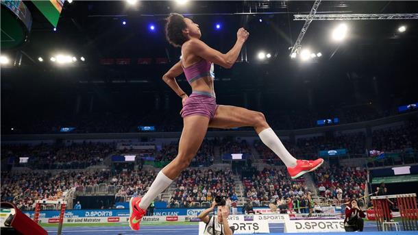 Weitspringerin Malaika Mihambo fehlt beim Meeting in Berlin krankheitsbedingt.