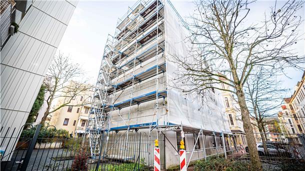 Wenn das Haus Uhlandstraße 25 fertig ist, will sich dort im Erdgeschoss das Starthaus einmieten.