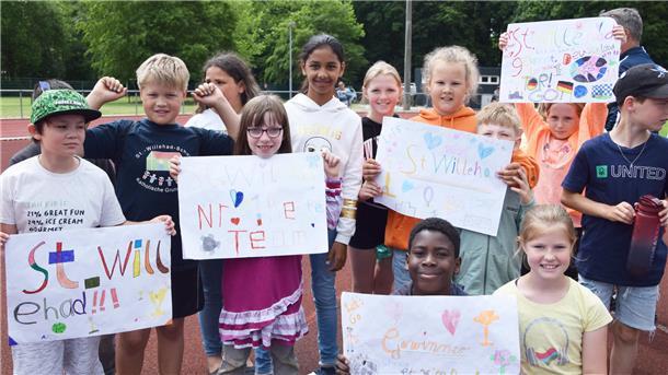 Die St.-Willehad-Schule hat Plakate gebastelt