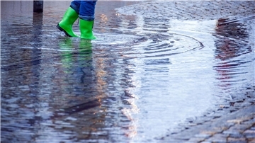 Wenn es kräftig regnet, dann steht mancherorts in Bülstedt das Wasser auf Hofeinfahrten und Straßen (Symbolfoto).