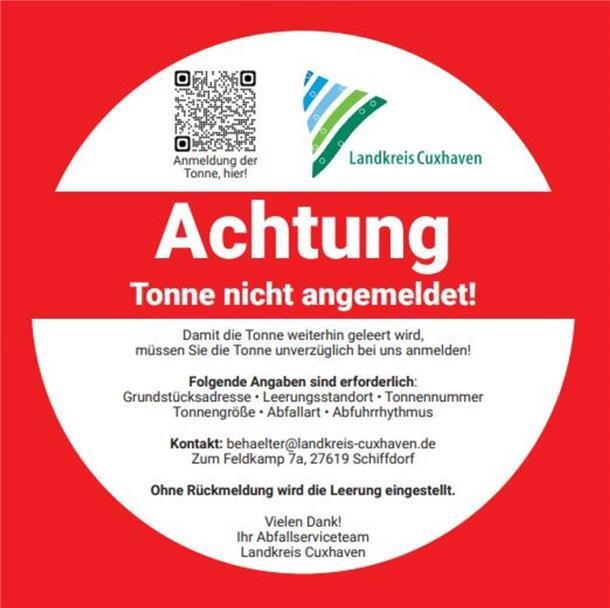 Aufkleber Landkreis Cuxhaven