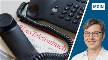 Collage Festnetztelefon / Portrait Andrea Vogt