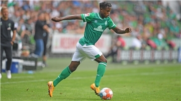 Werder-Talent Abdenego Nankishi stürmt jetzt für den TSV 1860 München.