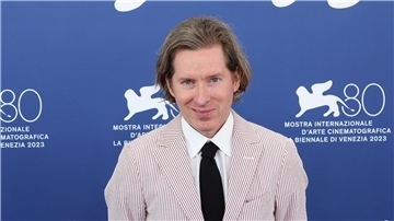 Wes Anderson bei den Filmfestspielen in  Venedig.