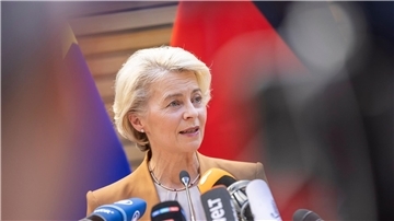 „Wichtig ist, dass wir die Grundsätze, die Grundprinzipien, aufrechterhalten“, sagt EU-Kommissionspräsidentin Ursula von der Leyen vor dem Beginn des G20-Gipfels.