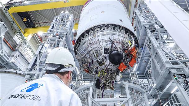 Wichtige Komponenten der Rakete werden in Deutschland gefertigt. (Archivbild)
