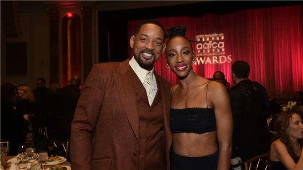 Will Smith nach Oscar-Ohrfeige wieder bei Preis-Gala Will Smith und Charmaine Bingwa bei der Verleihung der African-American Film Critics Association Awards in Beverly Hills.