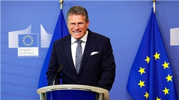 Will vorerst an Plan A festhalten und weiter mit den USA reden: EU-Kommissar Maros Sefcovic. (Archivbild)