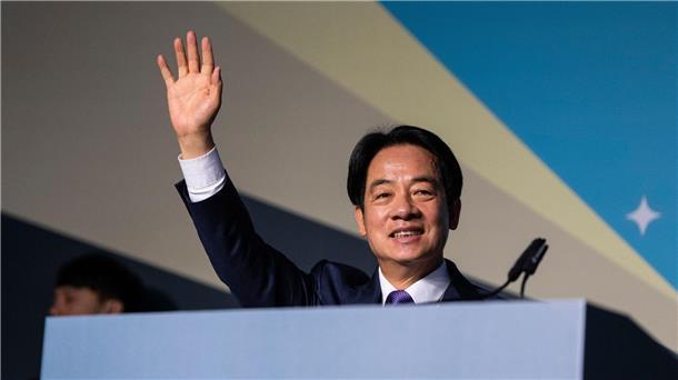 William Lai begrüßt seine Anhänger.