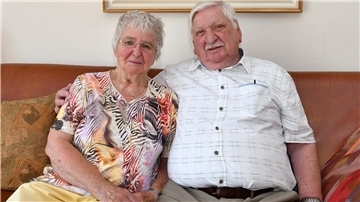 Wilma und Albert Behrens feiern heute ihre diamantene Hochzeit.