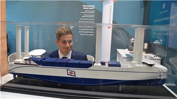  Die finnische Firma Norsepower baut Rotorsegel. 