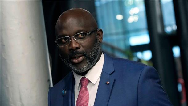 Liberianer haben über künftigen Präsidenten abgestimmt Wird mit mehreren Korruptionsskandalen in Verbindung gebracht: Ex-Weltfußballer George Weah.